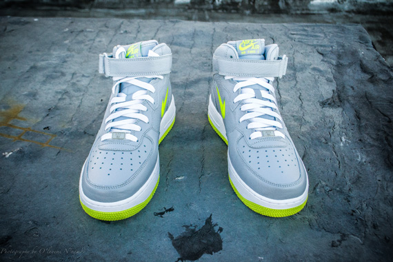 Air Force 1 Mid Jewel Nyc Grey Volt 1