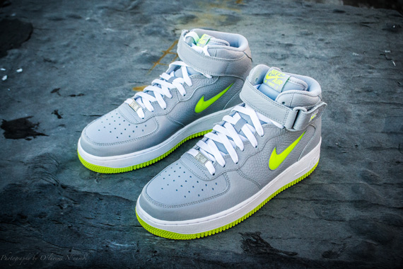 Air Force 1 Mid Jewel Nyc Grey Volt 4