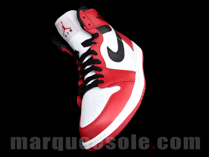 Air Jordan 1 High White Varsity Red Black 04