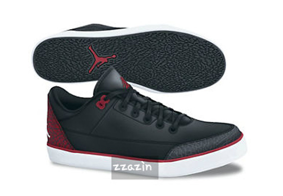 Air Jordan Iii Clave Black Red