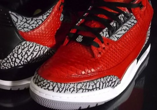 Air Jordan III “Python Supreme” Customs by EmmanueLabor