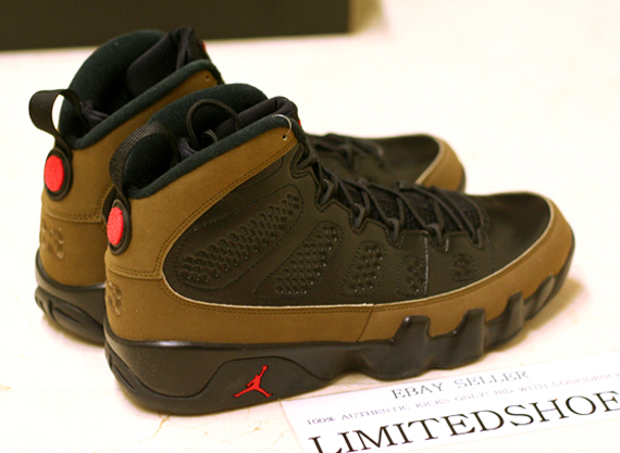 Air Jordan Ix Olive Available Early Ebay 8