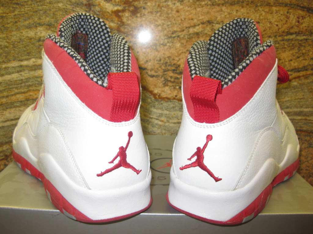 Air Jordan X White Varsity Red Unreleased Sample 04