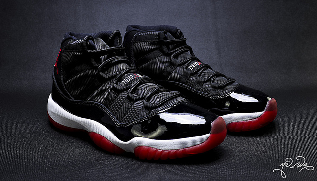 Air Jordan Xi Retro Bred Detailed Images 2
