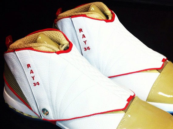 Air Jordan Xvi Ray Allen Gold Pe