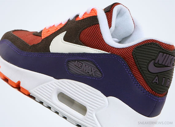 Nike WMNS Air Max 90 – Henna – Sail – Black – Purple