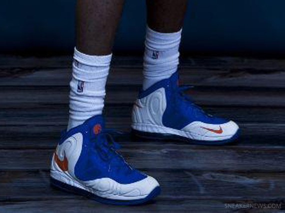 Amare Stoudemire Knicks Hyperposite White Blue 5