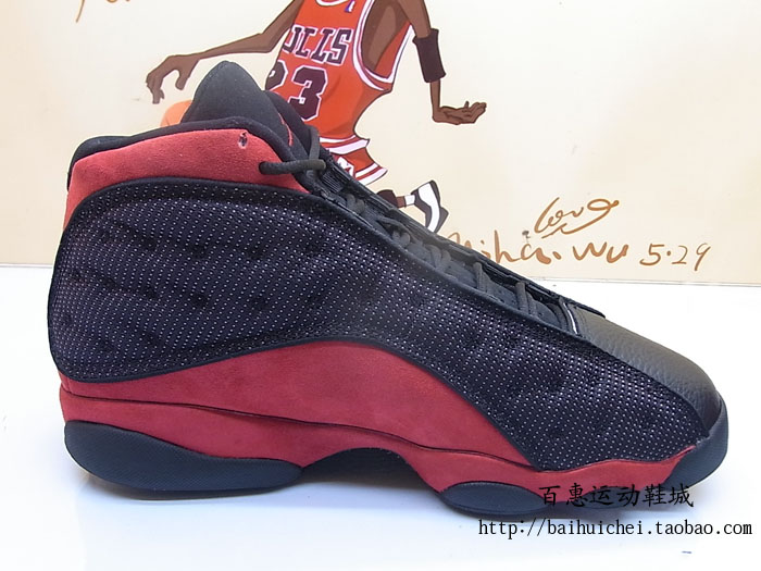 Black Red Jordan 13 2