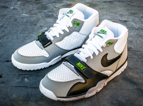 Nike Air Trainer 1 - White - Black - Neutral Grey - Chlorophyll