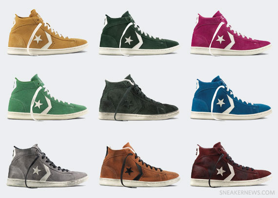 Converse Pro Leather Holiday 2012 Colorways