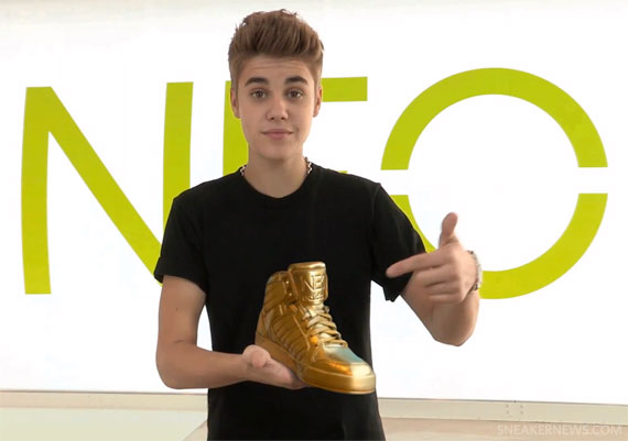 Justin Bieber X Adidas Neo Find My Gold Shoes Contest 1