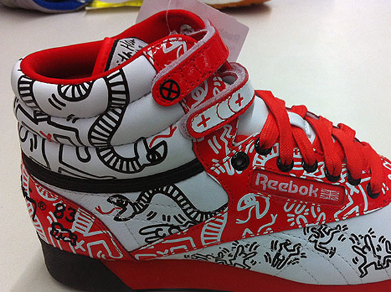 Keith Haring x Reebok Freestyle Hi