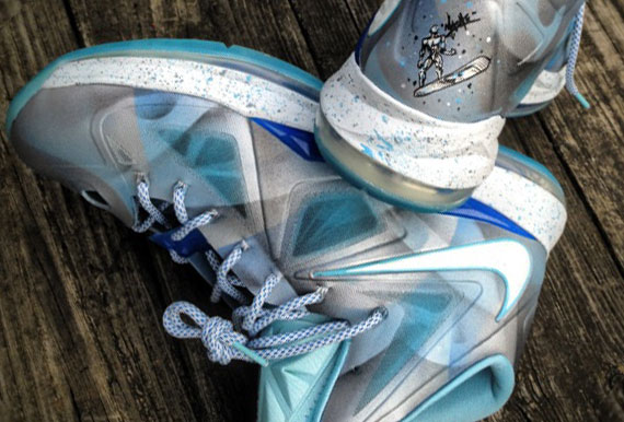 Nike LeBron X “Silver Surfer” Customs by Mache