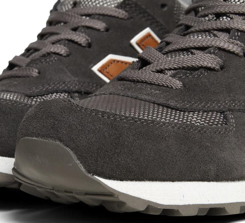 New Balance 574 Charcoal Tan 06