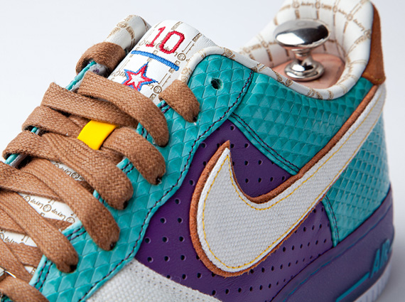 Nike Air Force 1 Bespoke "John Stockton" by Layupshot