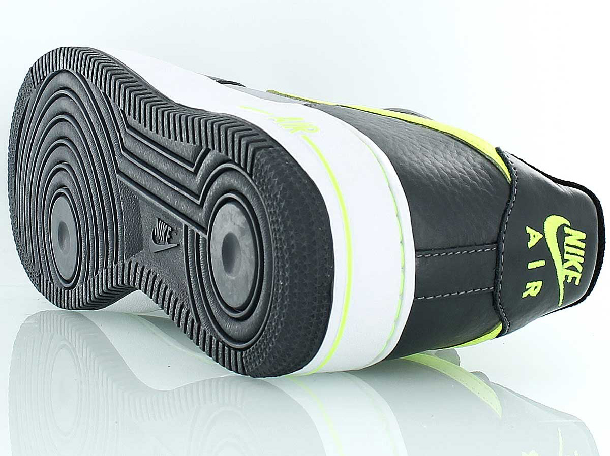 Nike Air Force 1 Low Dark Grey Volt White Black 2