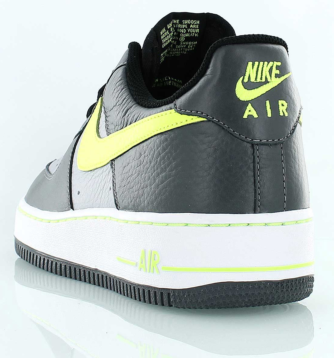 Nike Air Force 1 Low Dark Grey Volt White Black 3
