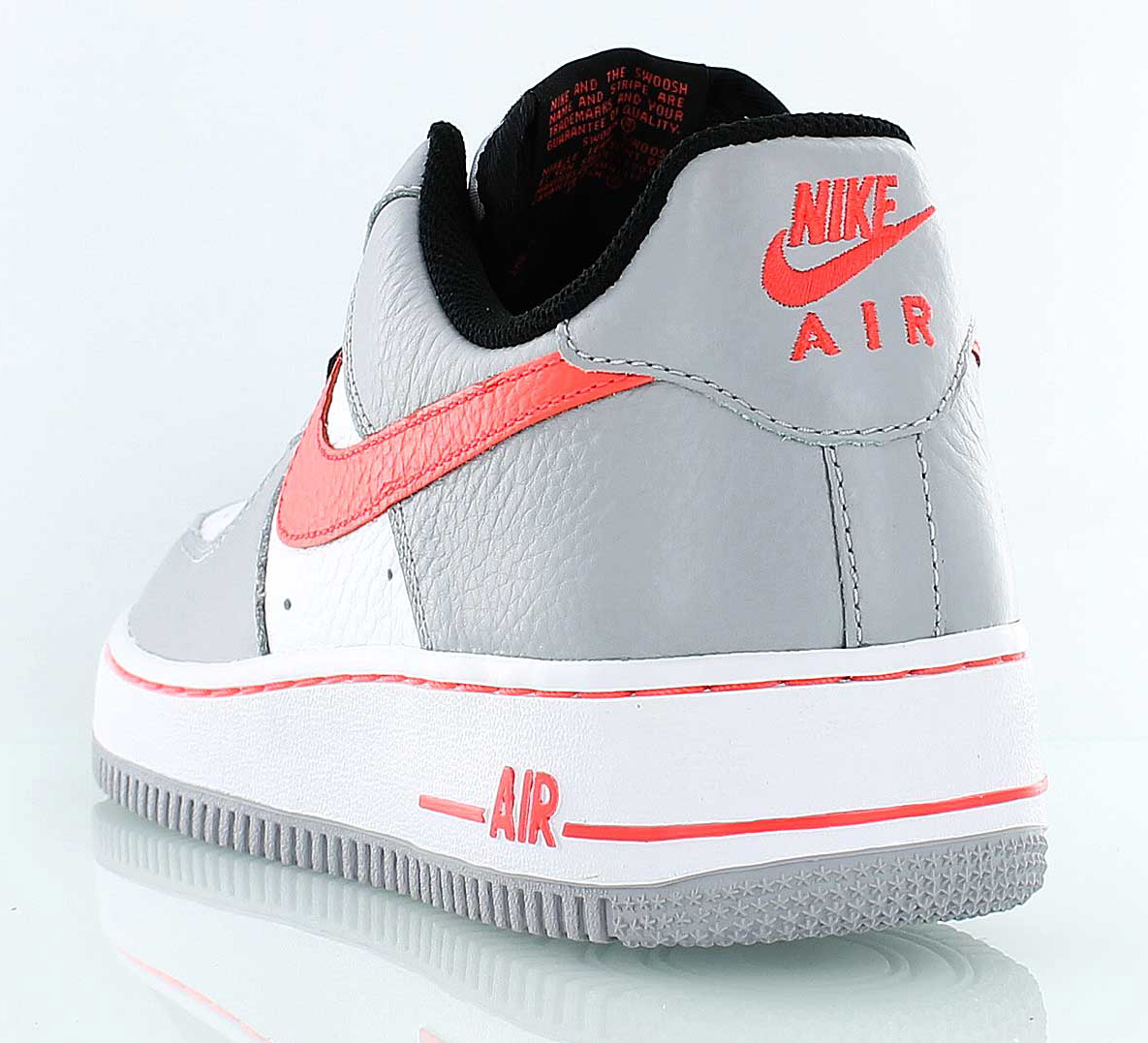 Nike Air Force 1 Low Grey Bright Crimson 4