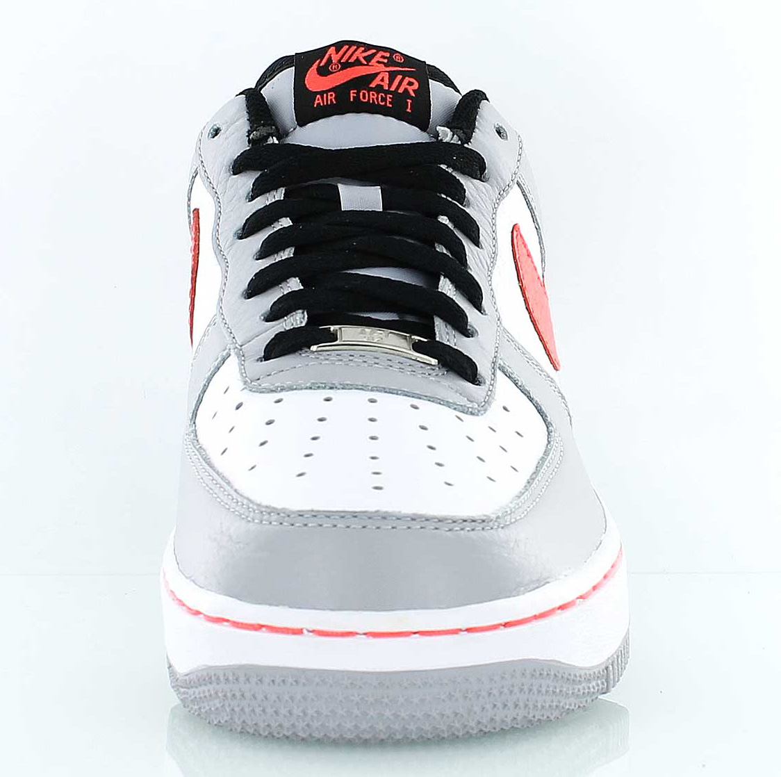 Nike Air Force 1 Low Grey Bright Crimson 6