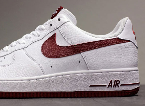 Nike Air Force 1 Low - White - Team Red