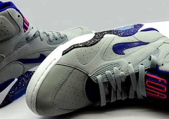 Nike Air Force 180 High – Grey – Royal – Orange