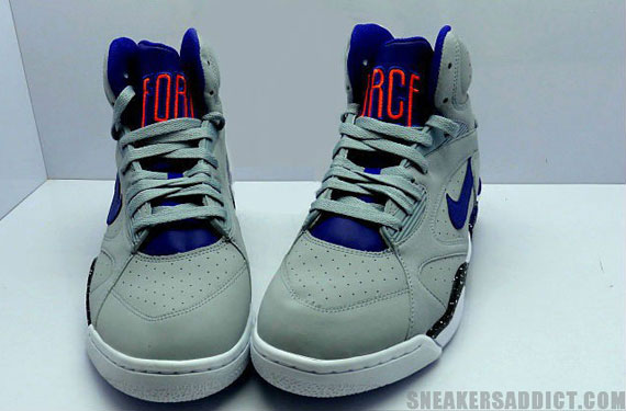 Nike Air Force 180 High Grey Royal Orange 3