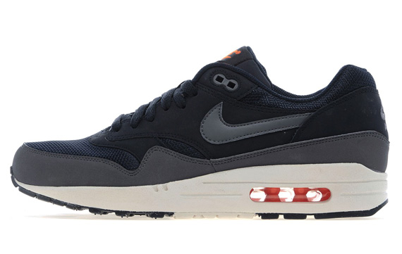 Nike Air Max 1 Dark Grey Obsidian Orange 6