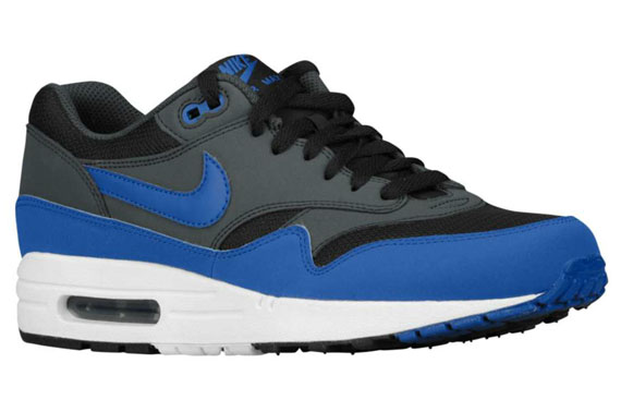 Nike Air Max 1 Essential Black Dark Royal Anthracite White 6