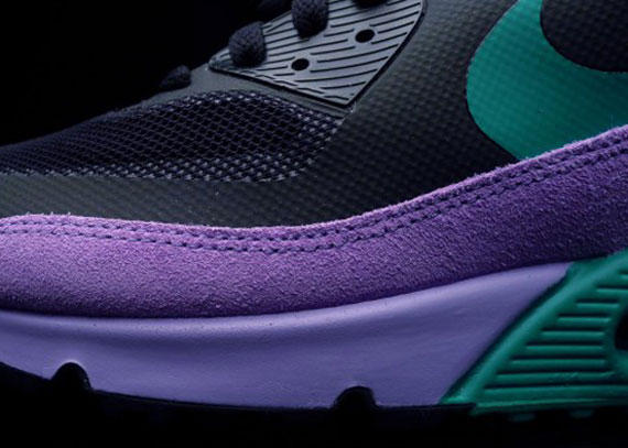 Nike Air Max 90 Premium - Stadium Green - Medium Violet