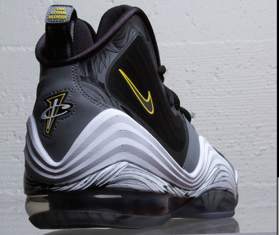 Nike Air Penny V Black Cool Grey Tour Yellow 04