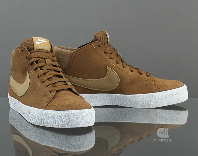 Nike Blazer Mid Lr Dark Khaki Filbert White Gum Dark Brown 1