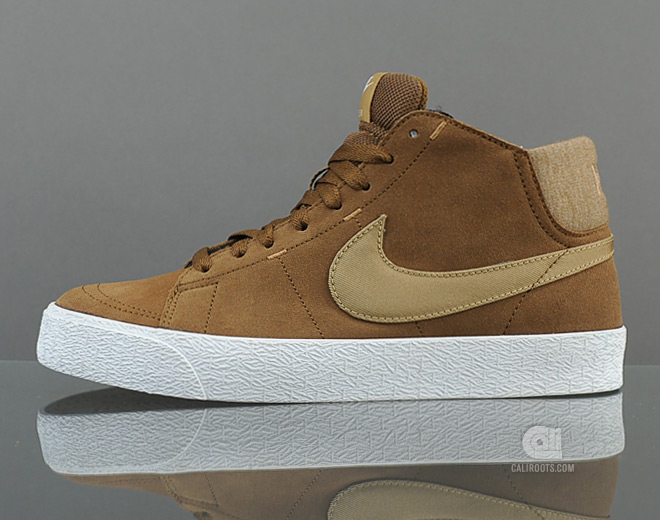Nike Blazer Mid Lr Dark Khaki Filbert White Gum Dark Brown 2