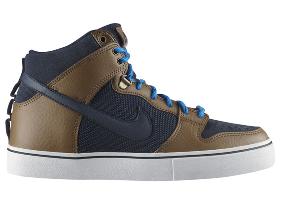 Nike Dunk Hi Leather Winterized Dark Khaki Dark Obsidian 2