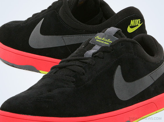 Nike Eric Koston Black Dark Grey Sunburst Atomic Green 7