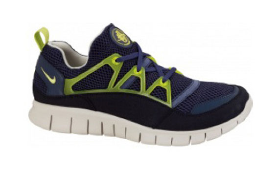 Nike Free Huarache Light Navy Yellow