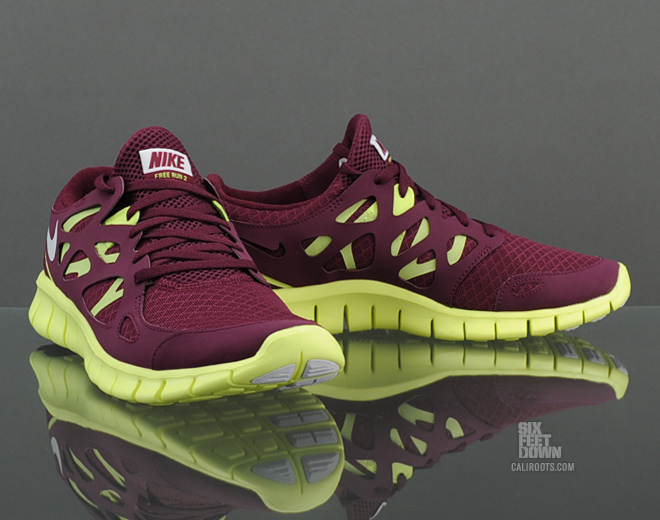 Nike Free Run 2 Nsw Bordeaux White Volt 1