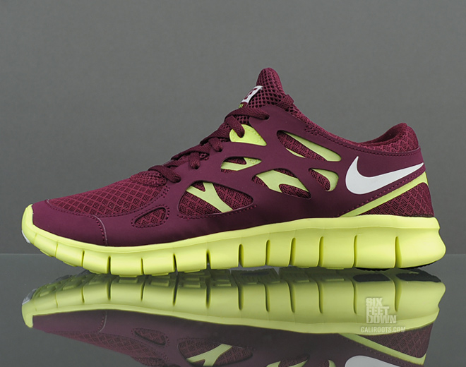 Nike Free Run 2 Nsw Bordeaux White Volt 2