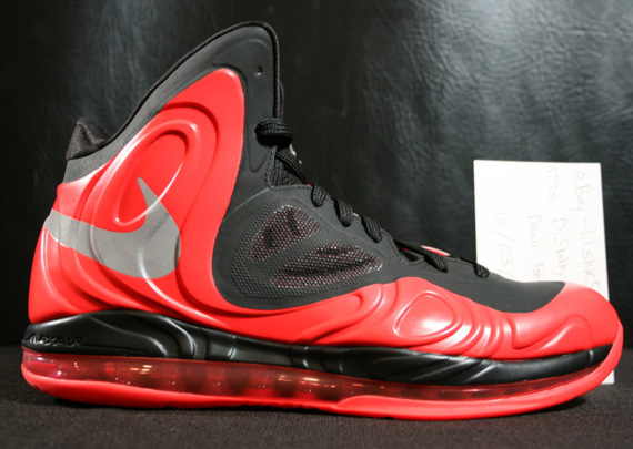 Nike Hyperposite Bright Crimson Reflective Silver Black 12