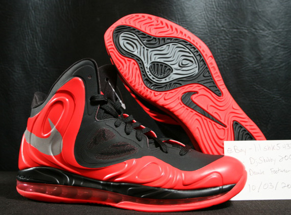 Nike Hyperposite Bright Crimson Reflective Silver Black 13