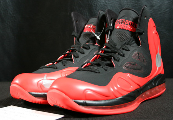 Nike Hyperposite Bright Crimson Reflective Silver Black 8