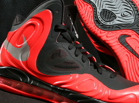 Nike Hyperposite - Bright Crimson - Reflective Silver - Black