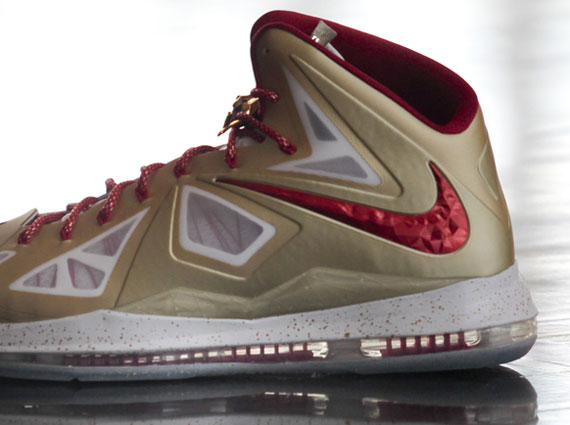 Nike Lebron X Gold Champ Mvp