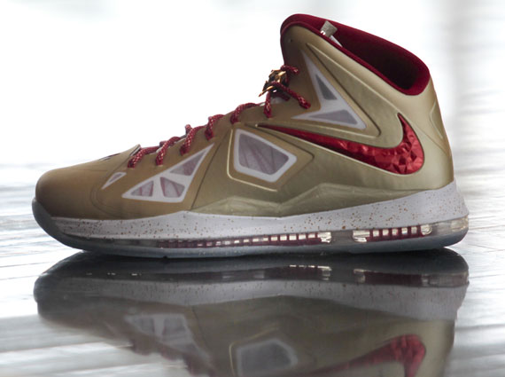 Nike Lebron X Gold Pe