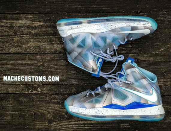 Nike Lebron X Silver Surfer Customs 1