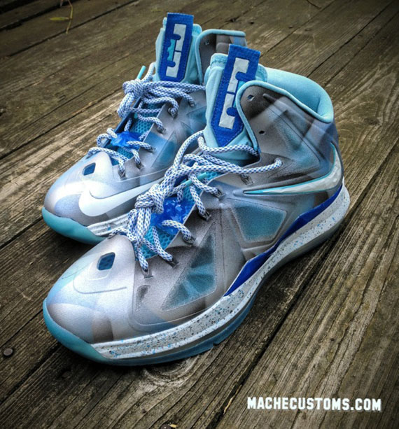 Nike Lebron X Silver Surfer Customs 2