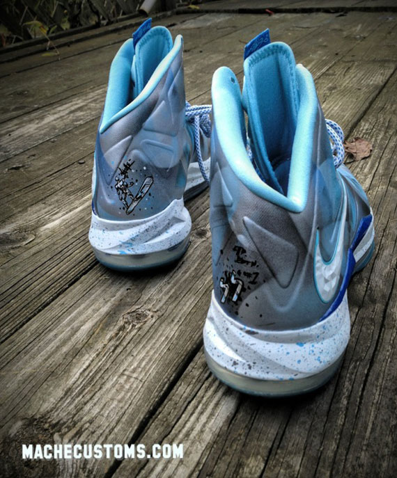 Nike Lebron X Silver Surfer Customs 3