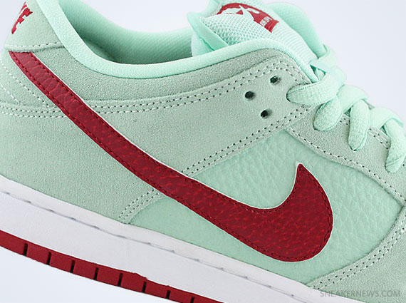 Nike SB Dunk Low – Medium Mint – Gym Red