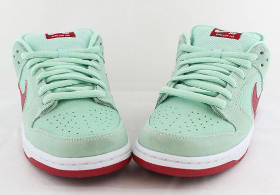 Nike Sb Dunk Low Mint Red 2