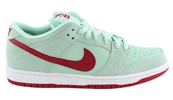 Nike Sb Dunk Low Mint Red 6