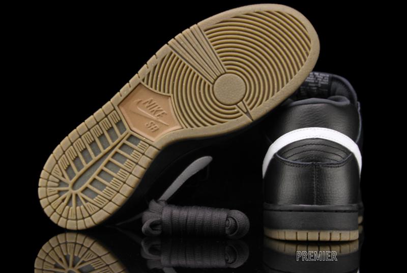 Nike Sb Dunk Mid Pro Black White Gum 3
